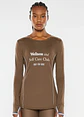 Camiseta Manga Longa Body Fresh Almond - 5831 - Thumbnail 1