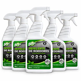 REPELENTE DE ROEDORES Pack 5 botellas x 750 cc 