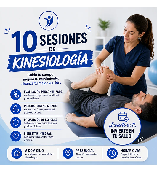 10 sesiones Kinesiologia