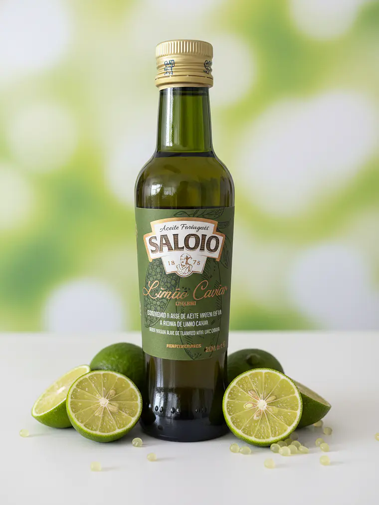 Condimento à base de Azeite Virgem Extra com aroma de Limão Caviar 250ml 1