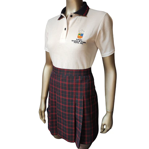 Polera Pique Mujer (entallada), Colegio Fenando de Aragon 