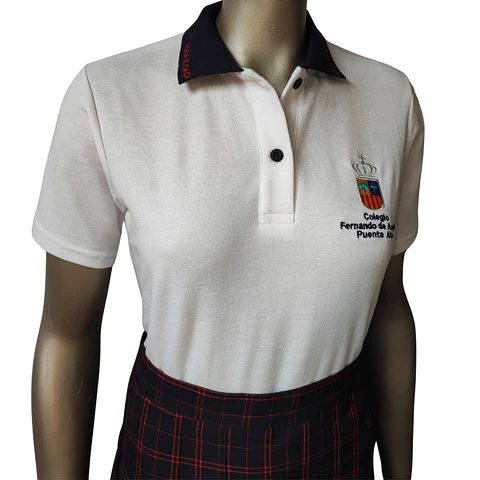 Polera Pique Mujer (entallada), Colegio Fenando de Aragon 