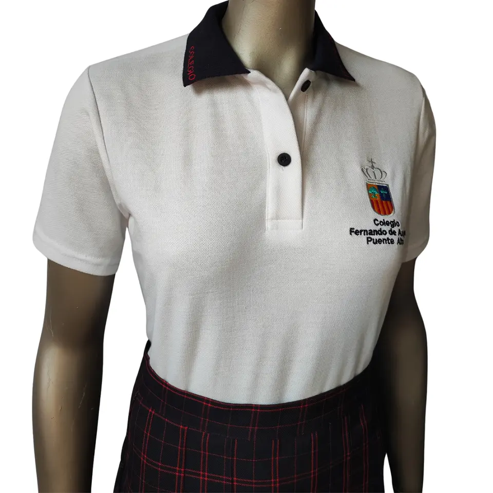 Polera Pique Mujer (entallada), Colegio Fenando de Aragon  1