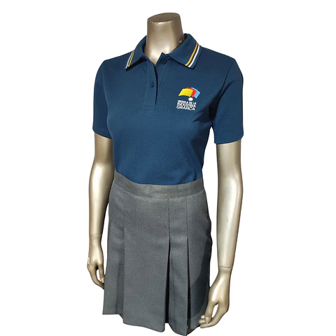 Polera Pique Mujer (entallada), Escuela de la Industria Grafica