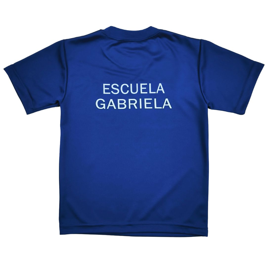 Polera Gimnasia Unisex, Escuela Gabriela 2