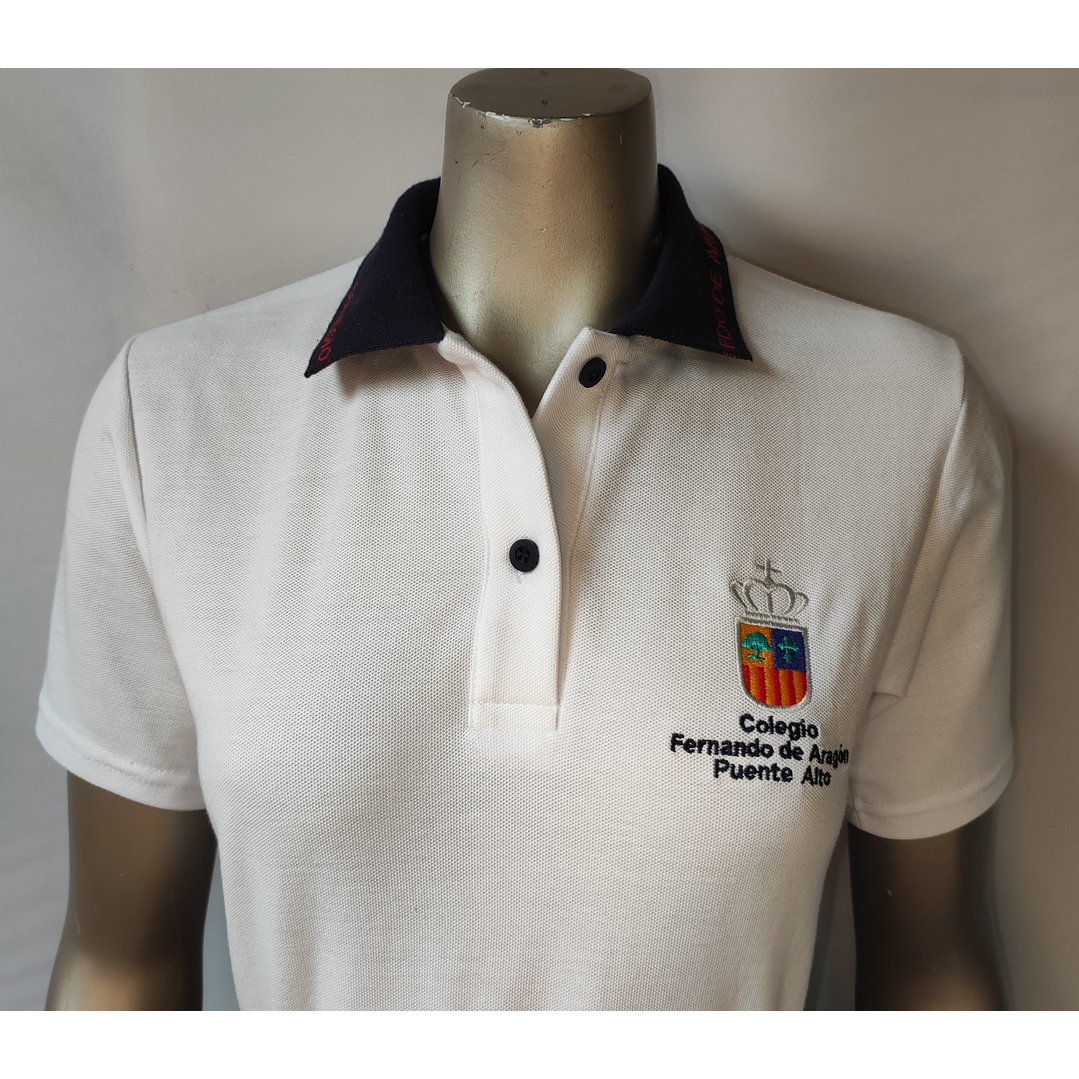 Polera Pique Hombre, Colegio Fernando de Aragon  2
