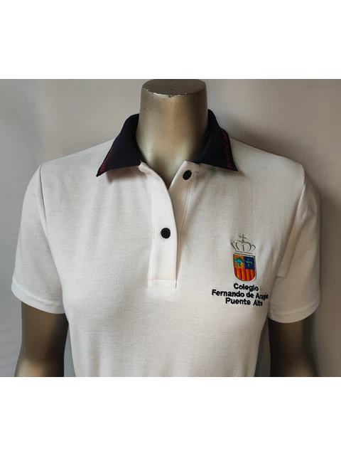Polera Pique Hombre, Colegio Fernando de Aragon 