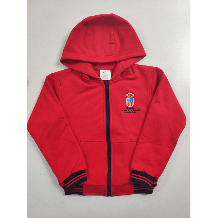 Poleron con Gorro Unisex, Colegio Fernando de Aragon  2