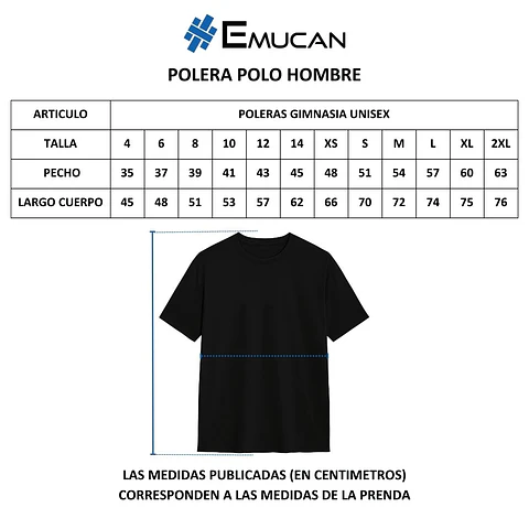 Polera Gimnasia, Colegio Emprender / Obispo Alvear