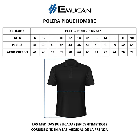 Polera Pique, Colegio Emprender / Obispo Alvear  