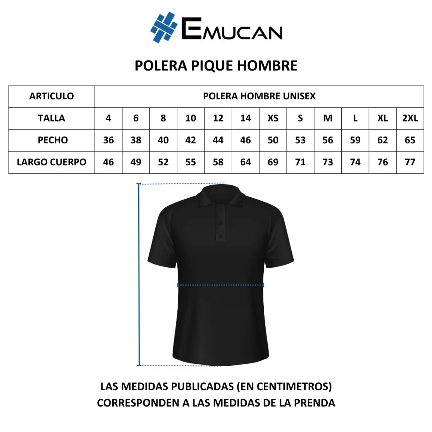 Polera Pique, Colegio Emprender / Obispo Alvear   2