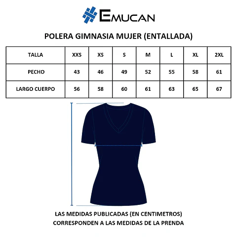 Polera Gimnasia Mujer (entallada), Escuela de la Industria Grafica 