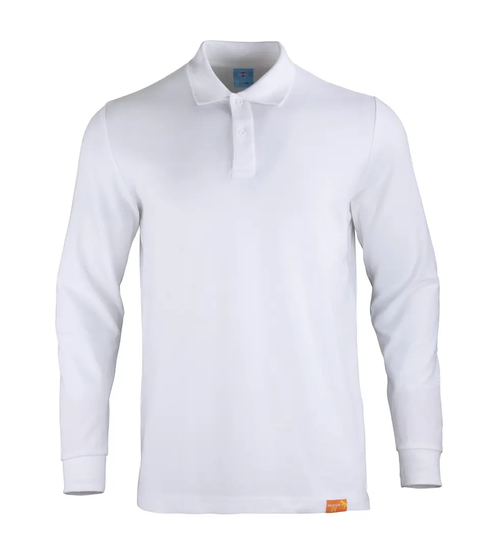 Polera Pique Manga Larga Hombre 80% Algodon 2
