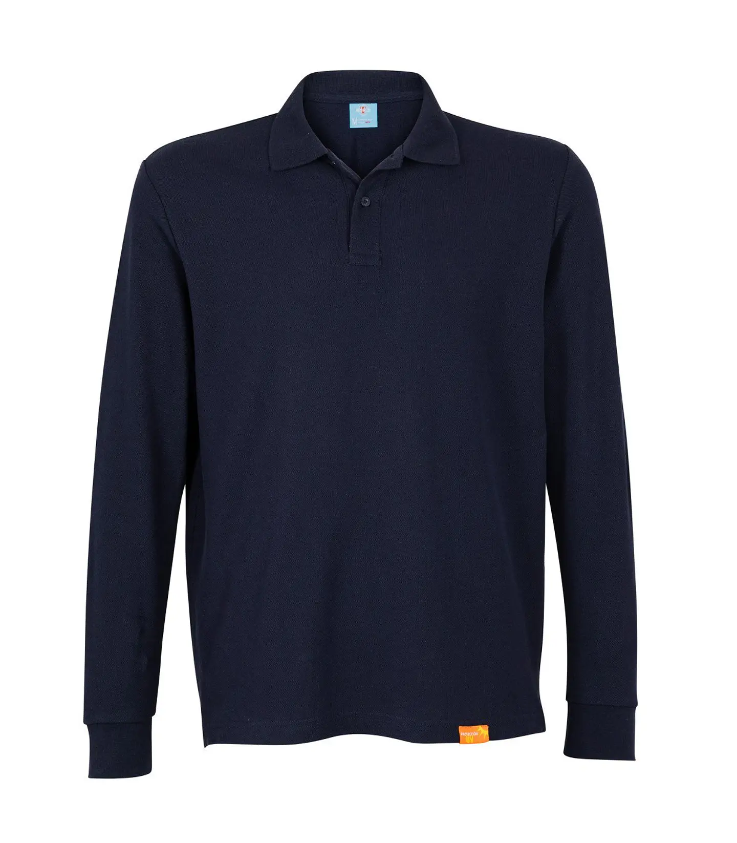 Polera Pique Manga Larga Hombre 80% Algodon 3