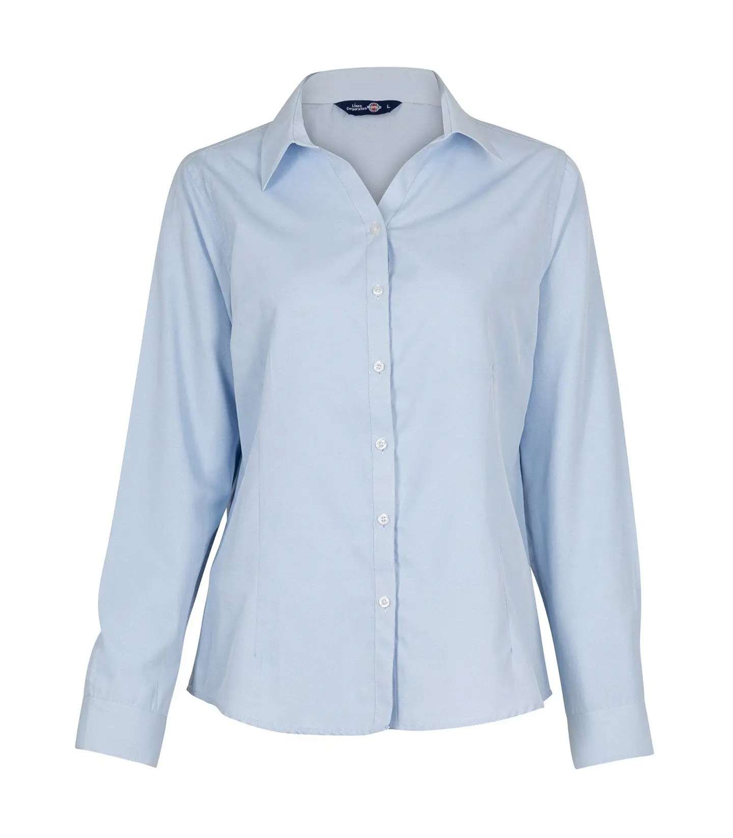 Blusa Oxford Light Manga Larga Mujer 1