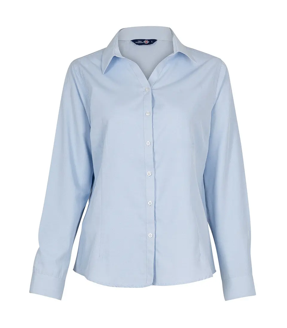 Blusa Oxford Light Manga Larga Mujer 1