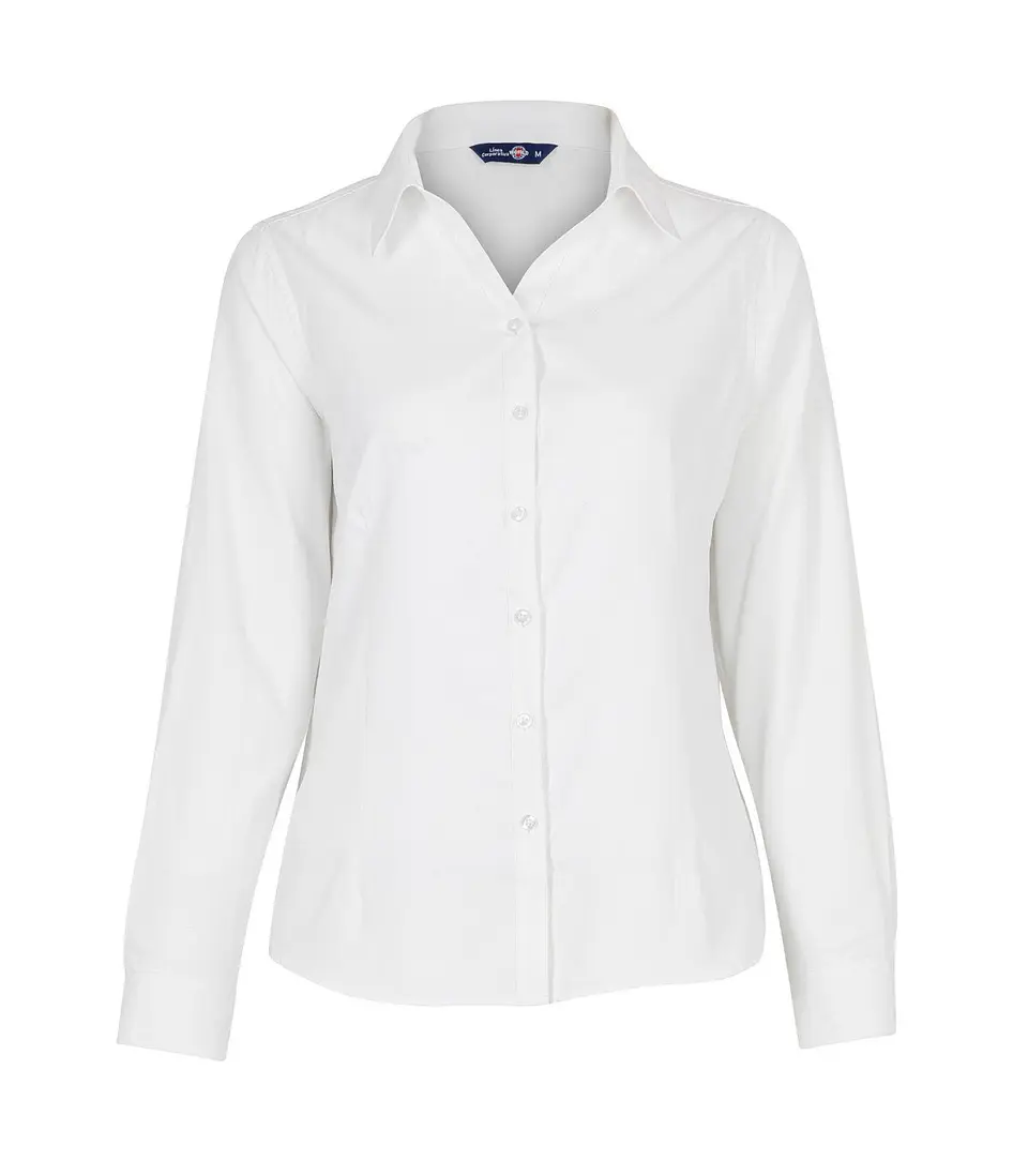Blusa Oxford Light Manga Larga Mujer 3