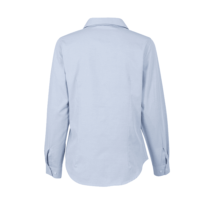 Blusa Oxford Light Manga Larga Mujer 6
