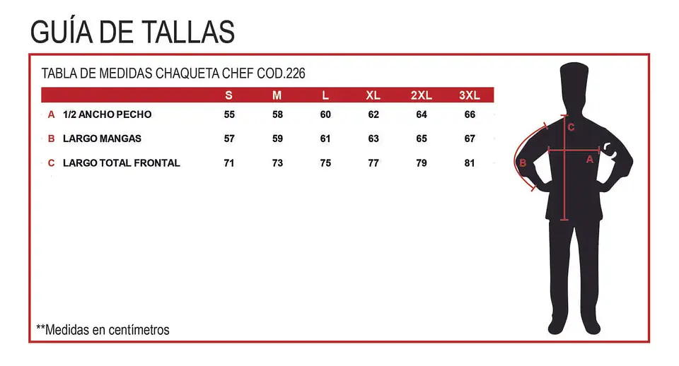 Chaqueta Chef Gabardina Hombre 3