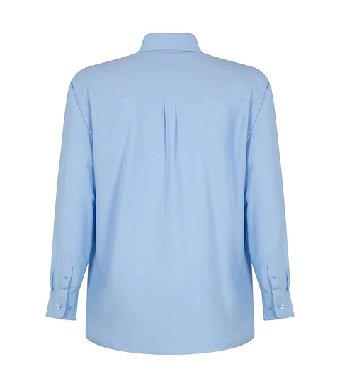 Camisa Oxford Manga Larga Hombre