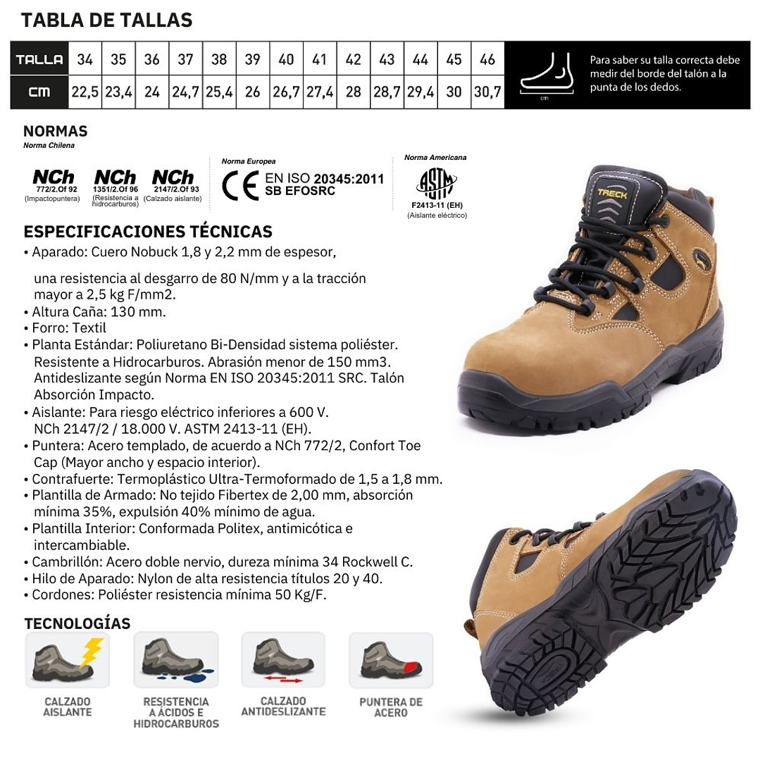 Botín Nitro 655 Nobuck Café Unisex 7