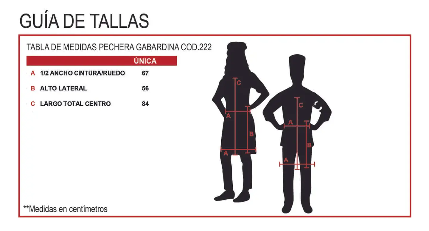Pechera Gabardina Unisex 3