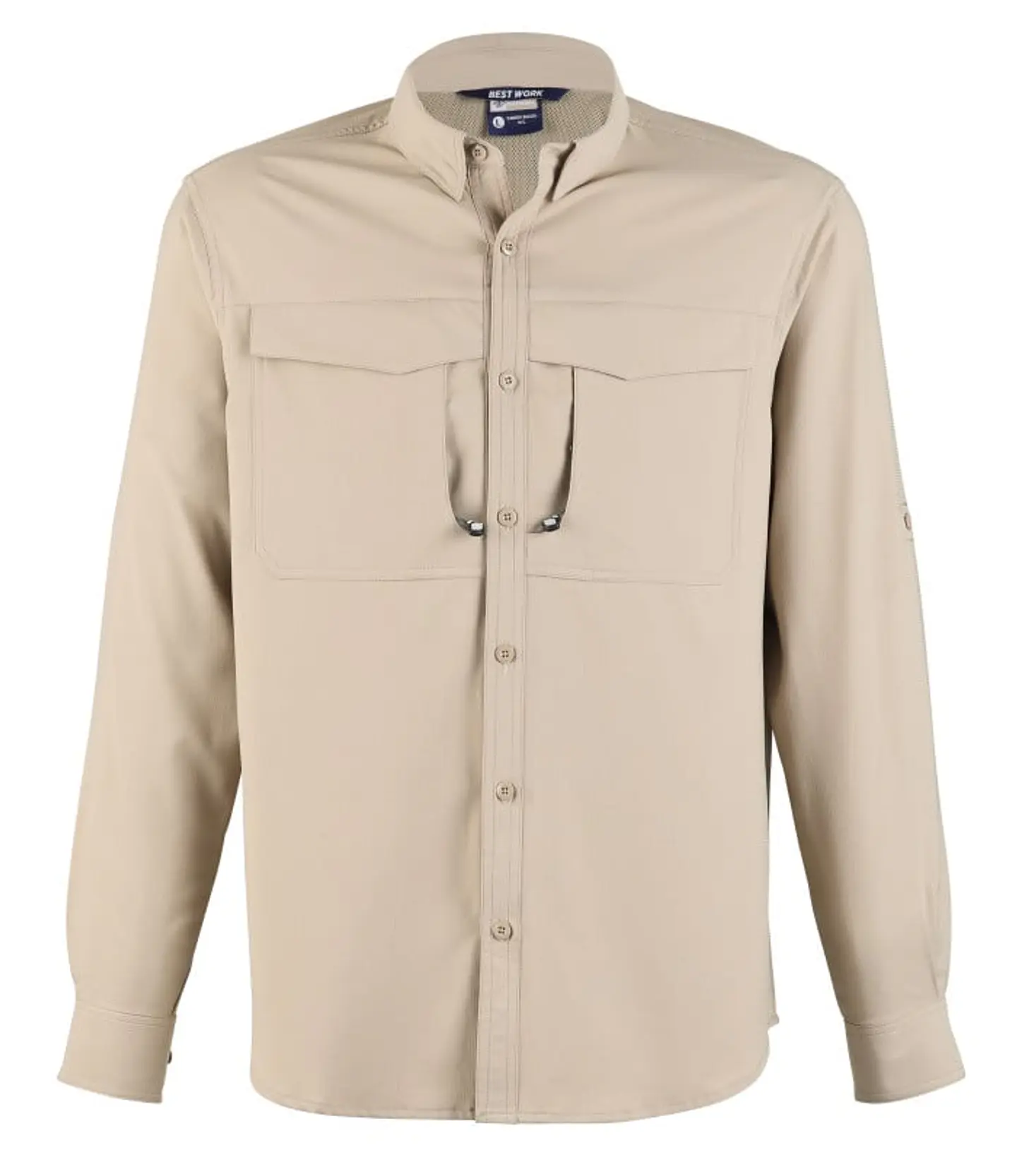 Camisa Salvia Manga Larga Hombre 1