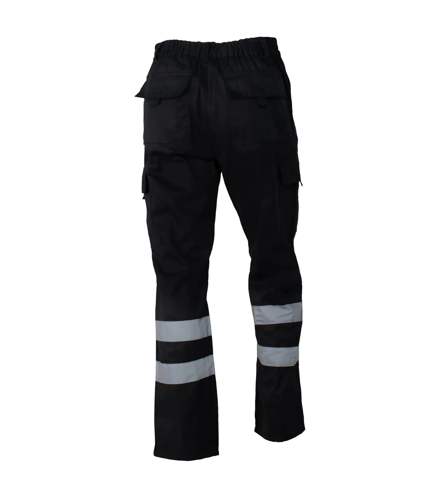 Pantalon Cargo Gabardina con cinta reflectante  4