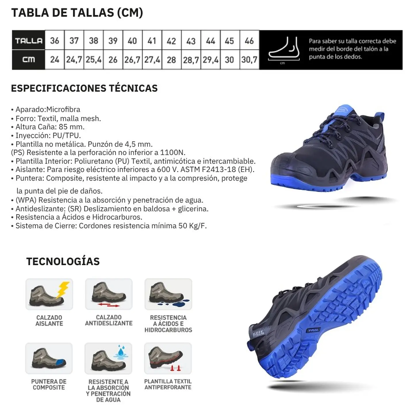 Zapato V-Flex V71 Microfiber Negro 6