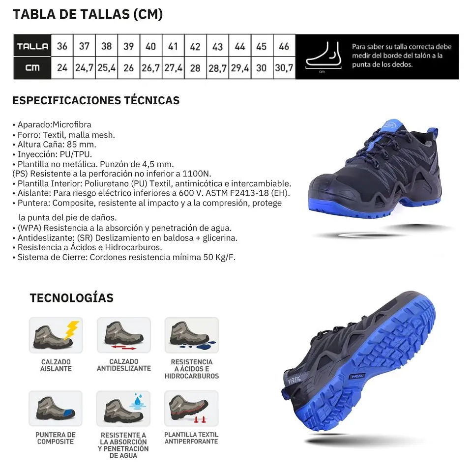 Zapato V-Flex V71 Microfiber Negro 6