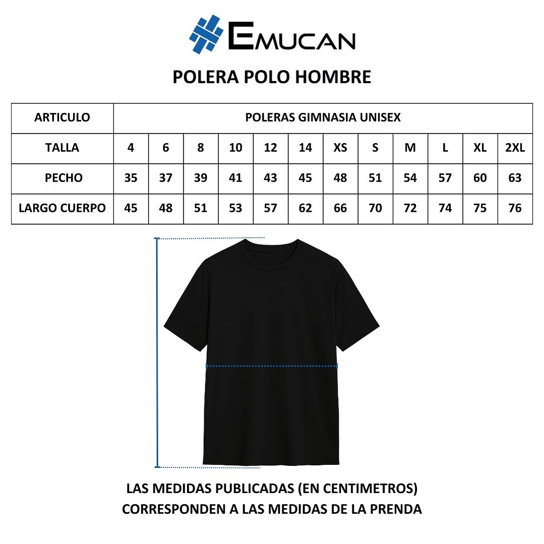 Polera Gimnasia Hombre, Escuela de la Industria Grafica 2