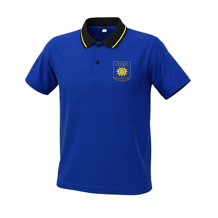 Polera Pique Unisex, Escuela Gabriela  1
