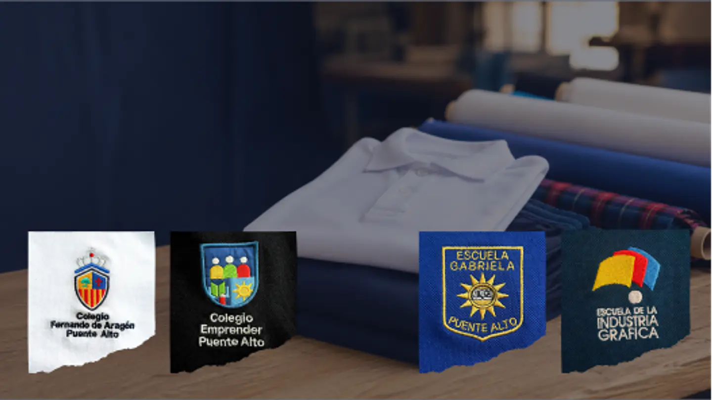 UNIFORMES ESCOLARES CON EL BORDADO DE TU COLEGIO