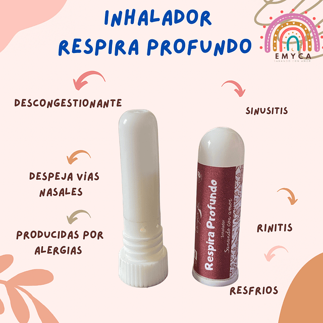 Inhalador Nasal Respira Profundo 