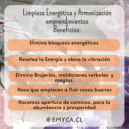 Limpieza Energética Emprendimientos 