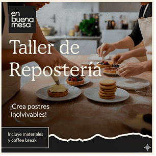 TALLER DE REPOSTERÍA
