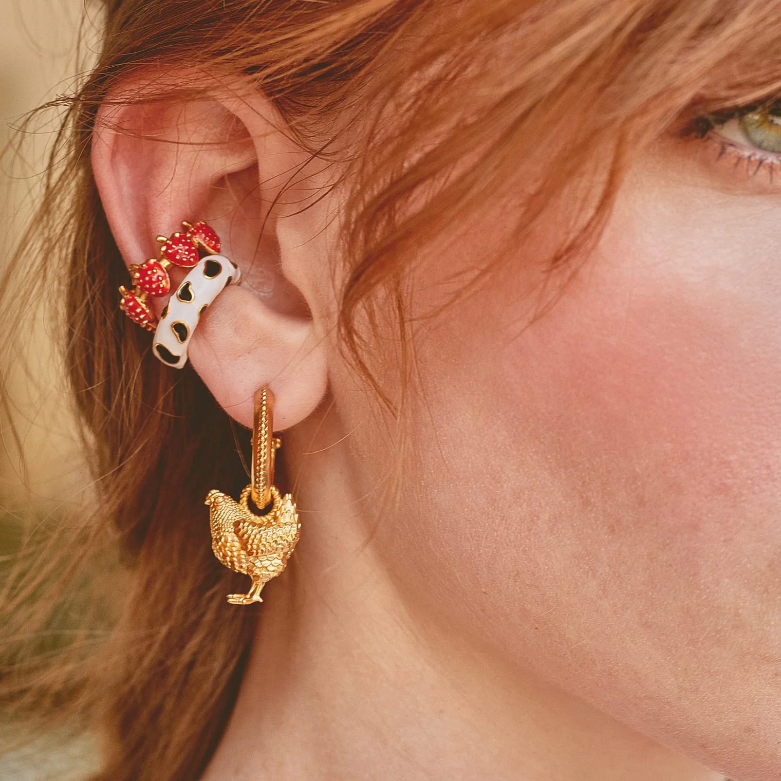 Set de 3 Aretes Huerto 8