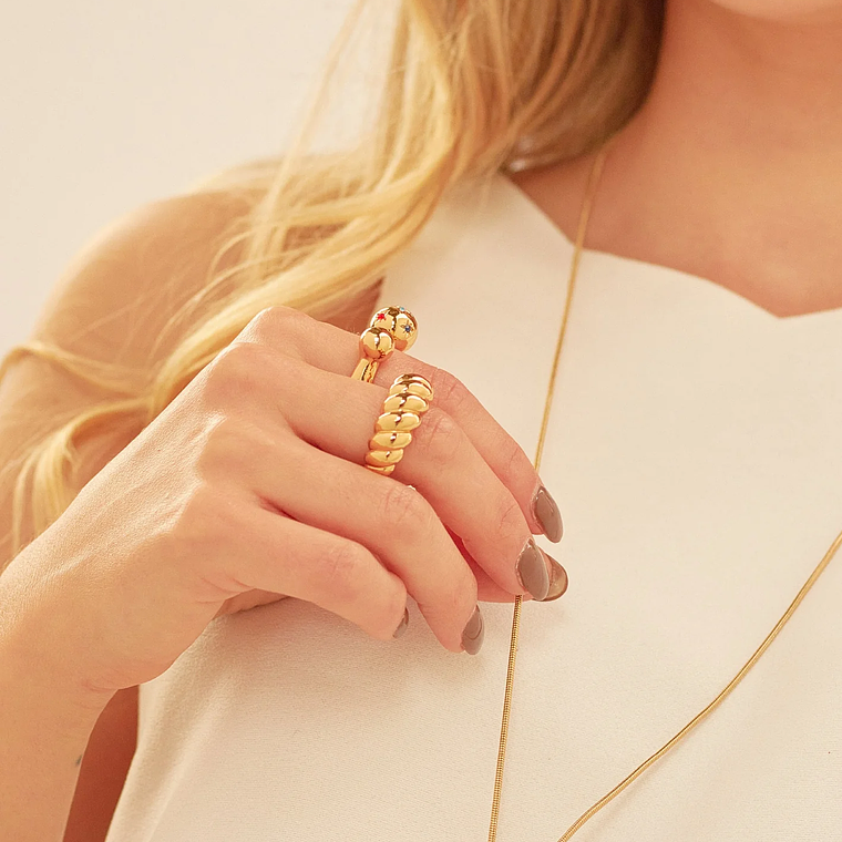 Set de 2 Anillos Big Bang 4