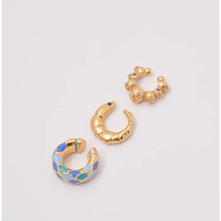 Set de 3 Earcuffs Sirena 5