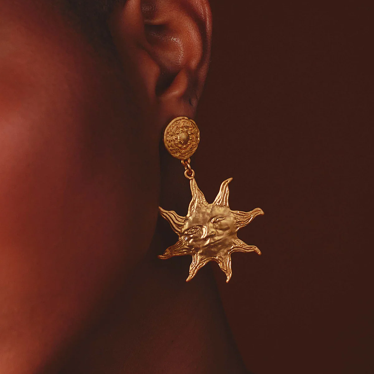 Pendientes Sol de Oro 1