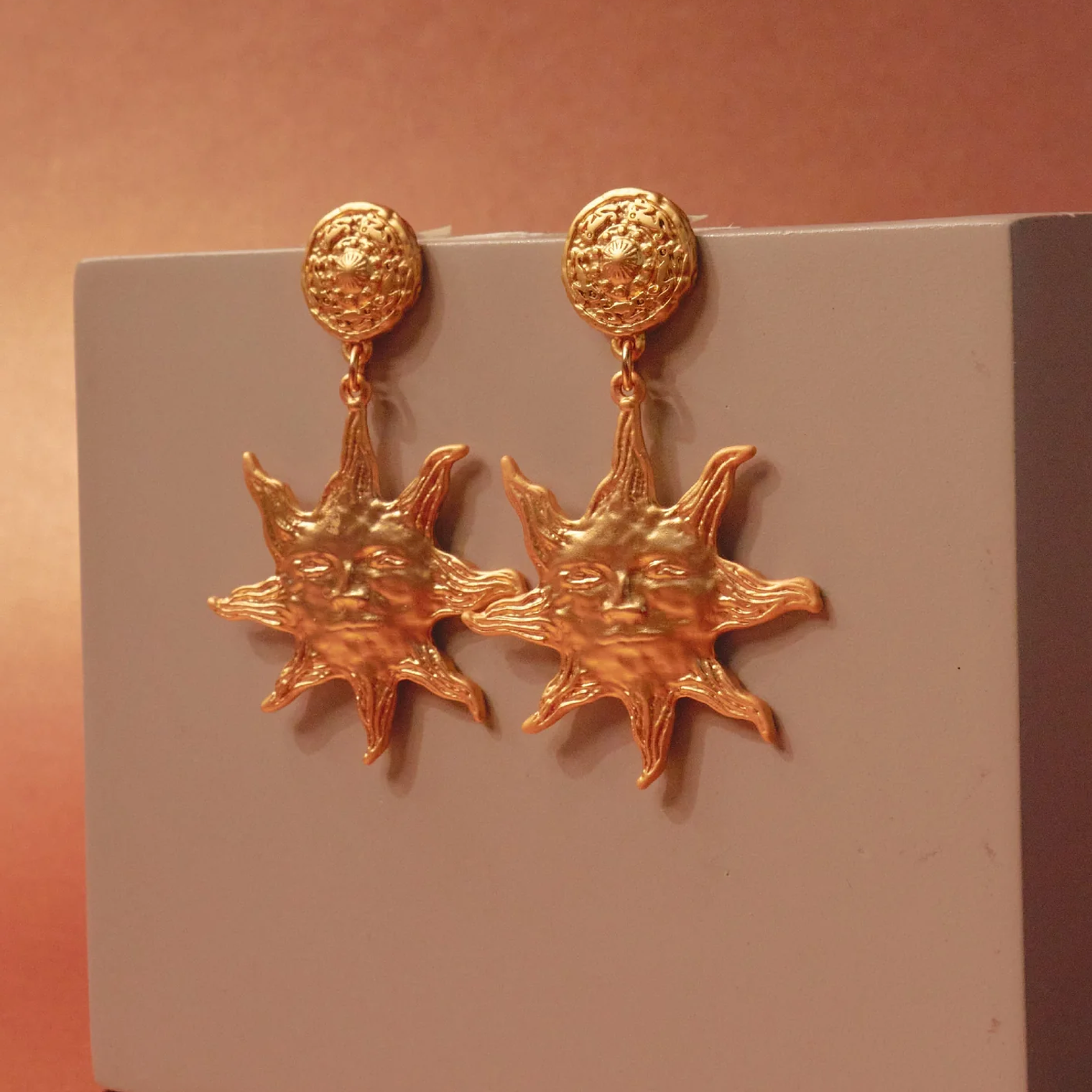 Pendientes Sol de Oro 4