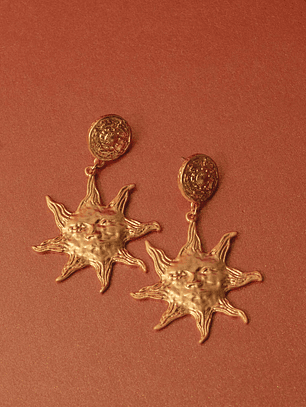 Pendientes Sol de Oro