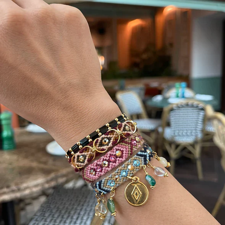 Kalepsu Wayuu bracelet - Blue Beach 4