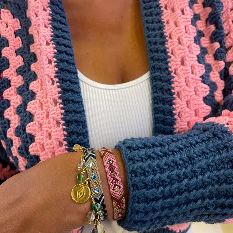 Kalepsu Wayuu bracelet - Blue Beach 2