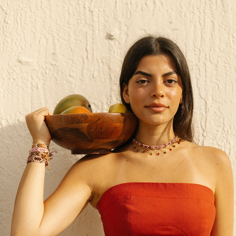 Choker Wayuu Jolotsü - Pink Aura 5