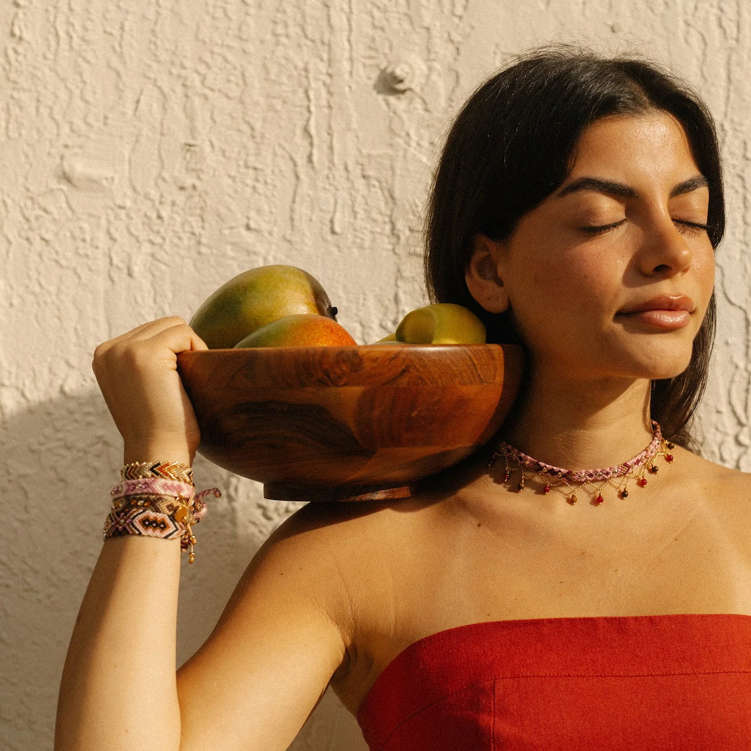 Choker Wayuu Jolotsü - Pink Aura 6