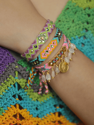 Pulsera Kalepsu Wayuu - Barbie