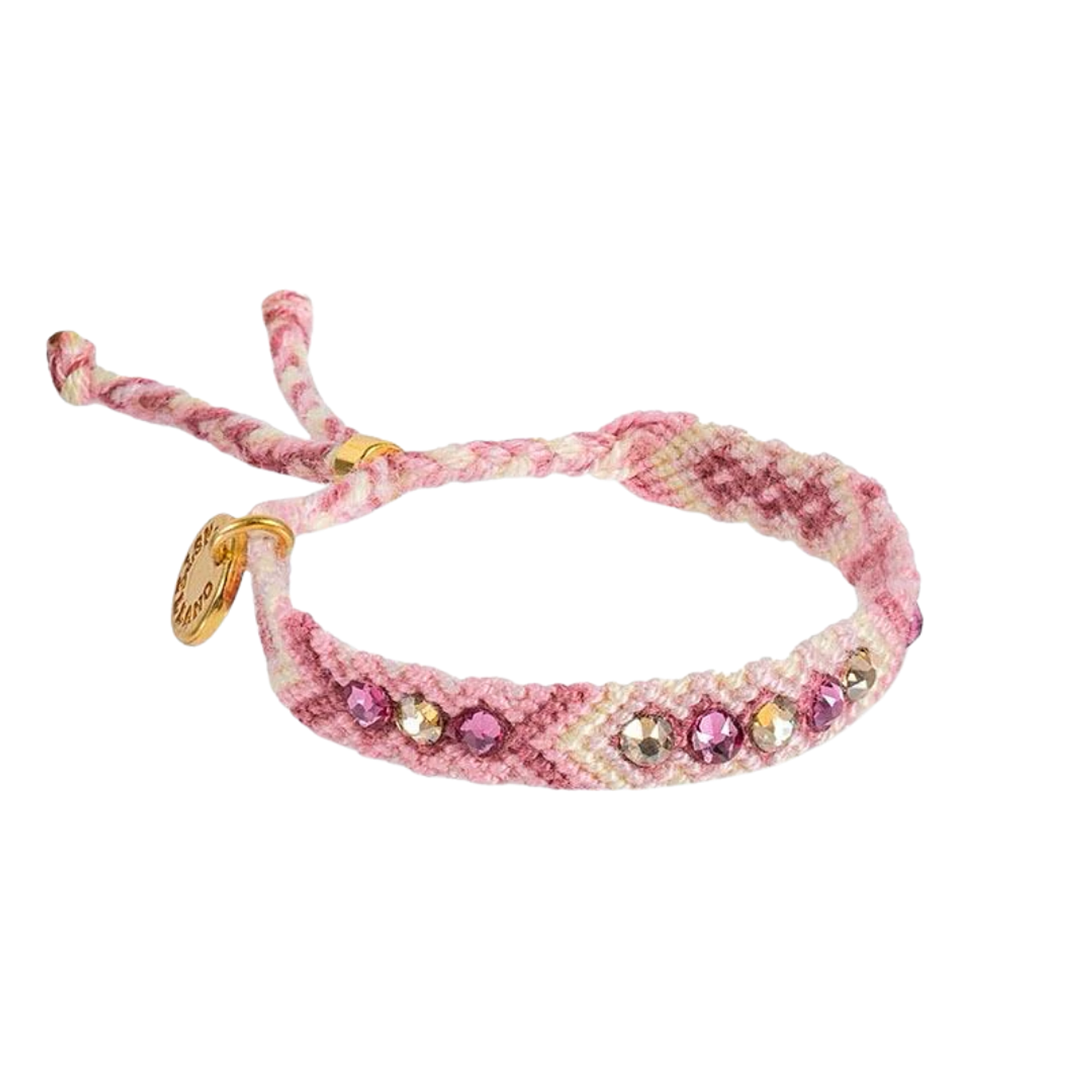 Wayuu Skinny Bracelet - Desert Rose 1