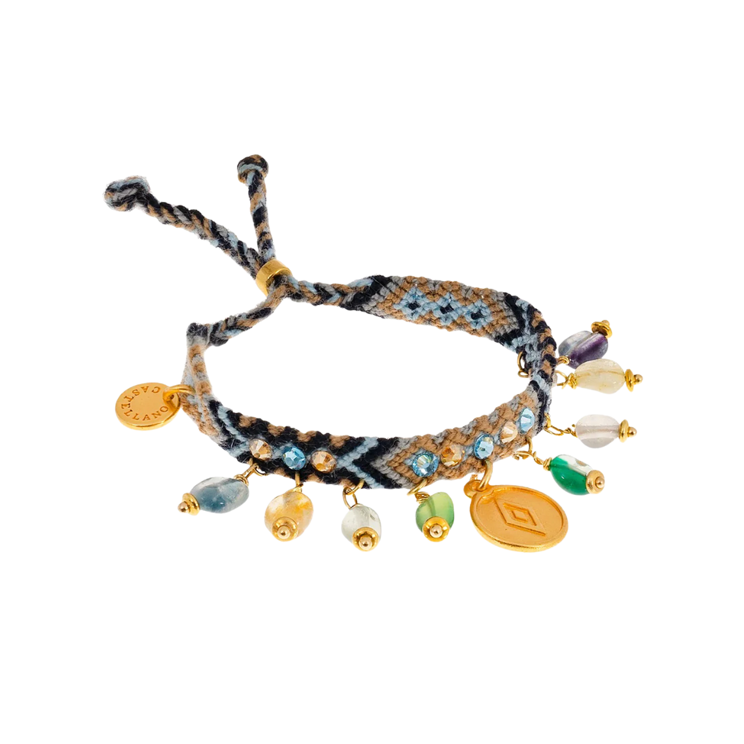 Kalepsu Wayuu bracelet - Blue Beach 1