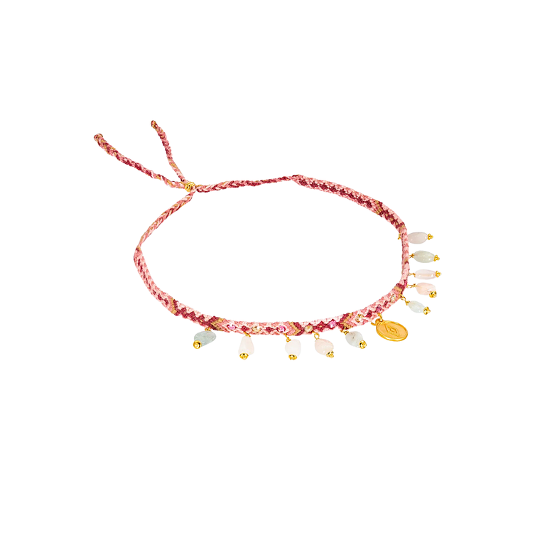 Choker Wayuu Kalepsu - Pink Aura 1